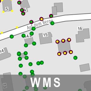WMS ALKIS Qualitätsangaben Punkte Brandenburg