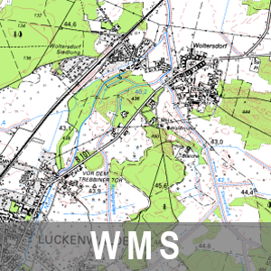 Digitale Topographische Karte 1 : 25 000 Farbe 1989-2001 Brandenburg mit Berlin (WMS)