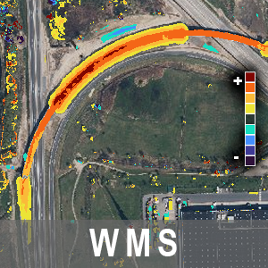 WMS Temporales Digitales Oberflächenmodell 20cm Bodenauflösung Brandenburg