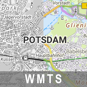 WMTS basemap.de - Ausprägung Brandenburg mit Berlin